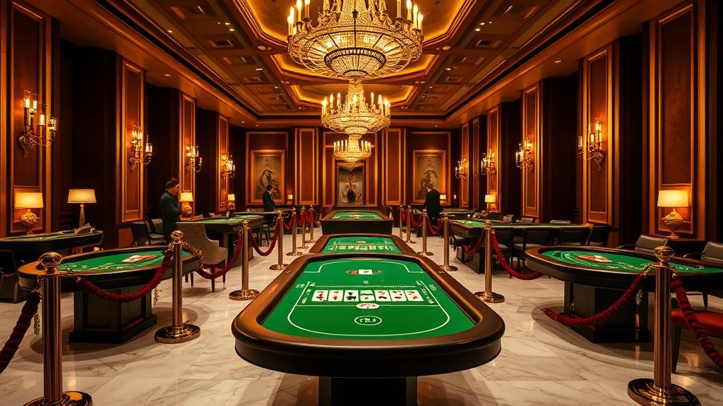 กองชิปคาสิโนบนโต๊ะบาคาร่า