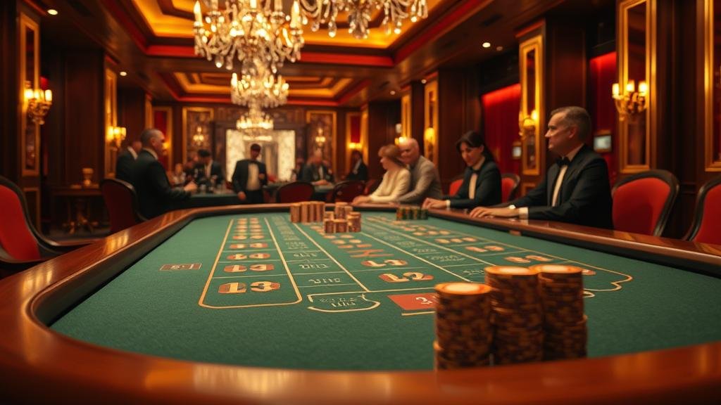 ภาพแสดงรูปแบบเค้าไพ่บาคาร่าบนหน้าจอ