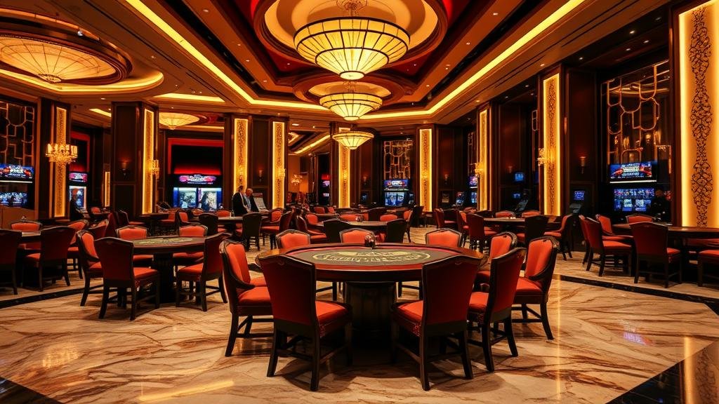 ดีลเลอร์สาวสวยกำลังแจกไพ่บาคาร่าสด