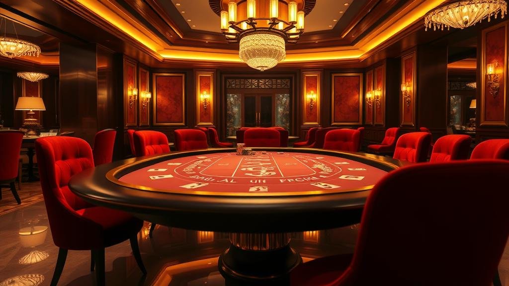 นักพนันมืออาชีพกำลังพิจารณาไพ่บาคาร่า