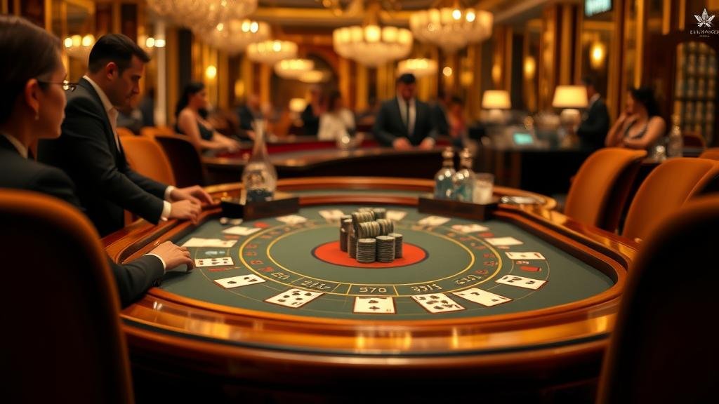 ภาพสถิติและเค้าไพ่บาคาร่าบนหน้าจอ