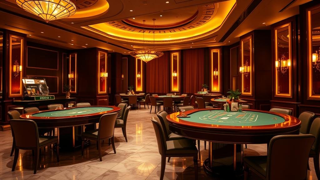 ดีลเลอร์สาวสวยกำลังแจกไพ่บาคาร่าสดจากค่าย WM