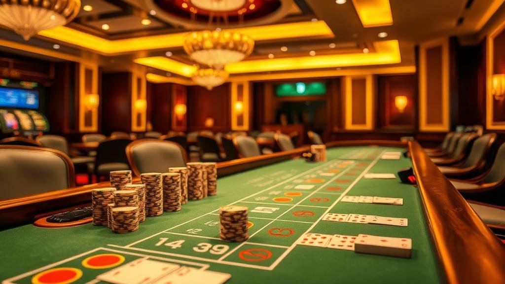 นักพนันมืออาชีพกำลังจัดการชิปและบันทึกรายรับรายจ่าย