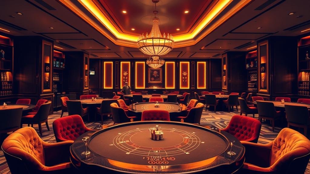 นักพนันฉลองชัยชนะบาคาร่าในคาสิโนสุดหรู