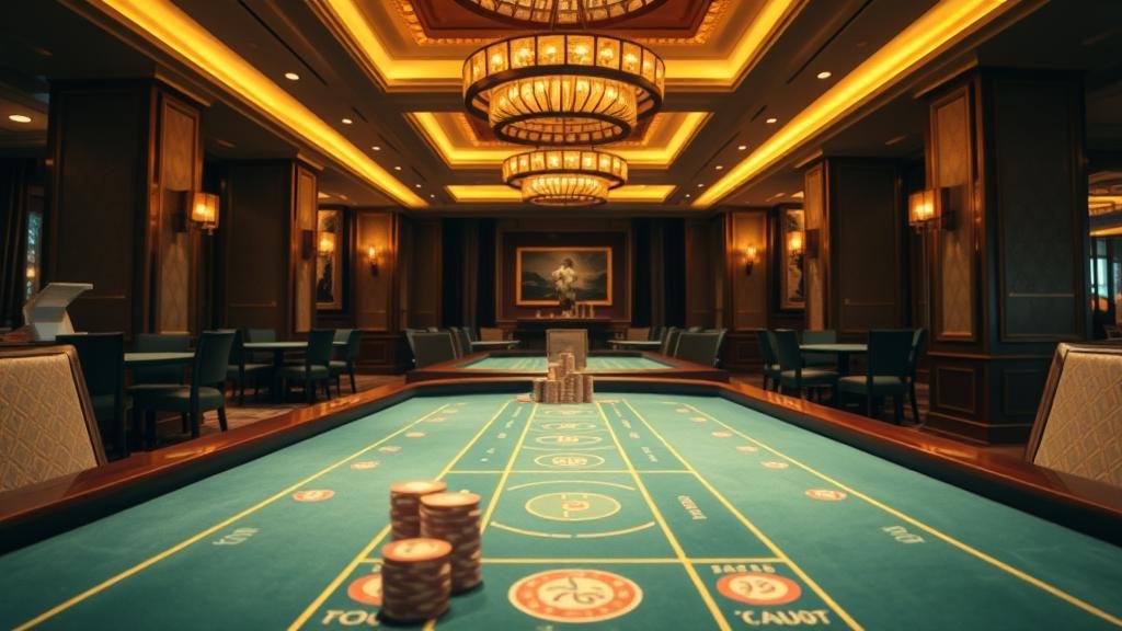 ผู้เล่นบาคาร่าในห้อง VIP กำลังลุ้นผลการแข่งขัน