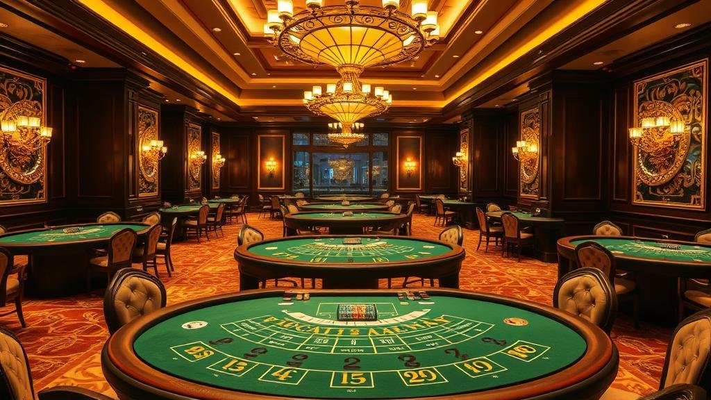 นักพนันฉลองชัยชนะในคาสิโนหรู