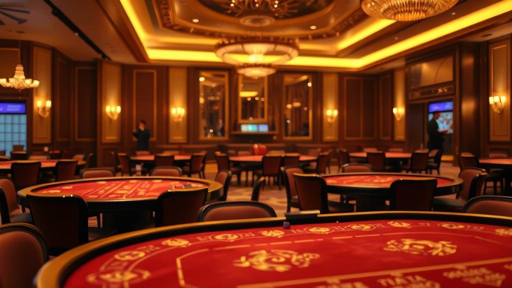 ดีลเลอร์สาวสวยกำลังแจกไพ่บาคาร่า