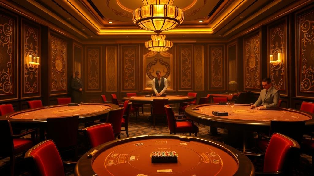 ดีลเลอร์มืออาชีพกำลังดำเนินเกมบาคาร่าสดจาก Evolution Gaming