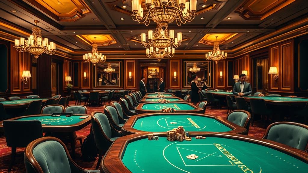 ดีลเลอร์มืออาชีพจาก EBet กำลังแจกไพ่บาคาร่า