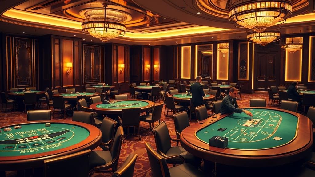 ภาพแสดงความแตกต่างของงบประมาณในการเล่นบาคาร่า