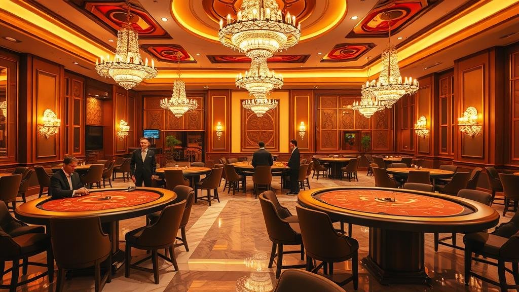 เปรียบเทียบบรรยากาศห้องบาคาร่า