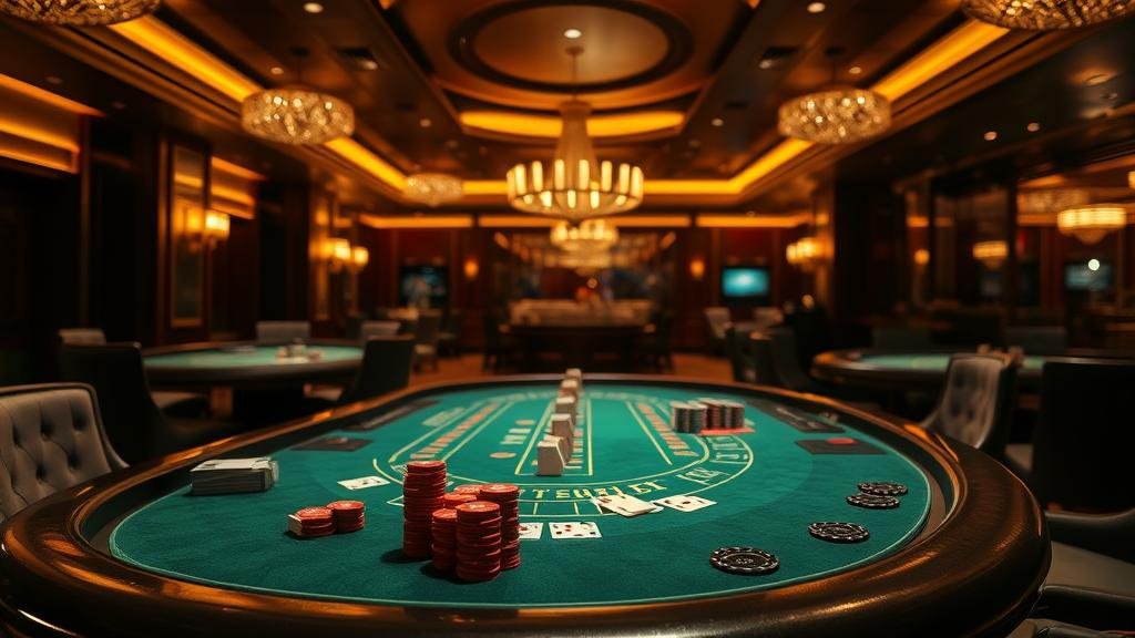 ผู้เล่นบาคาร่า BG กำลังสควีซไพ่ด้วยความลุ้นระทึก