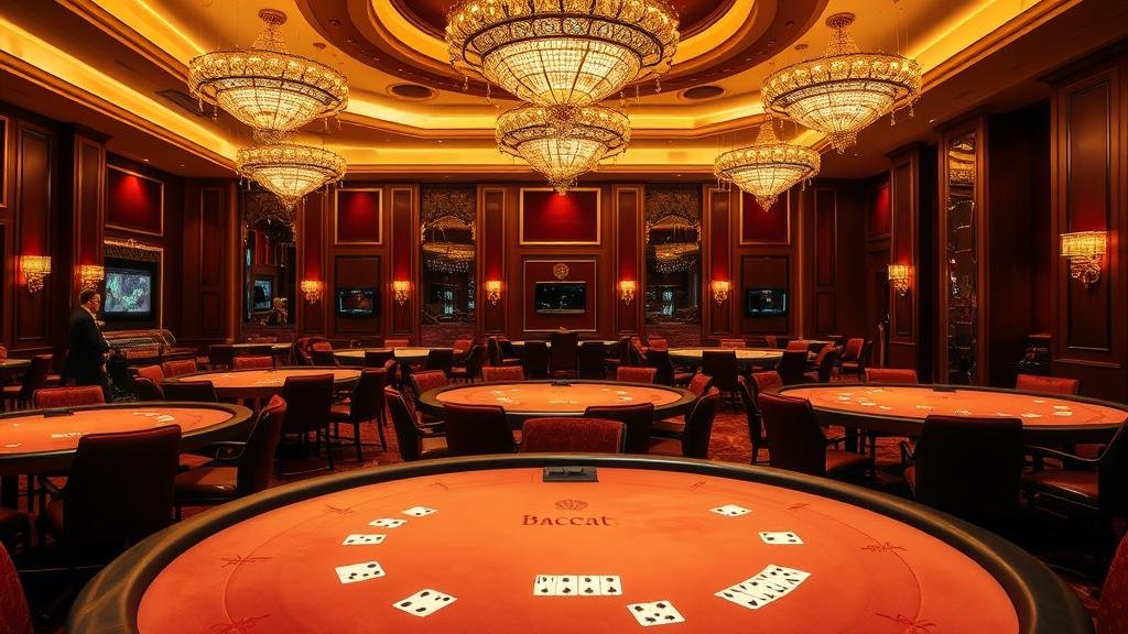 หน้าจอการเล่นบาคาร่า LuckyStreak VIP