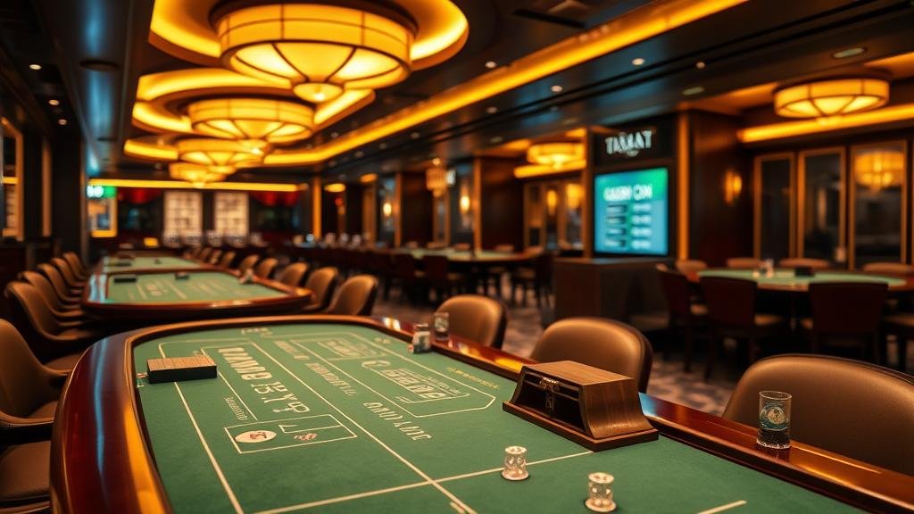 นักเดิมพันกำลังวิเคราะห์รูปแบบไพ่บาคาร่า