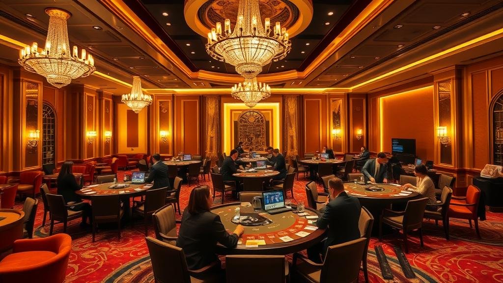 ตัวอย่างการแสดงผลเค้าไพ่บาคาร่าบนหน้าจอ