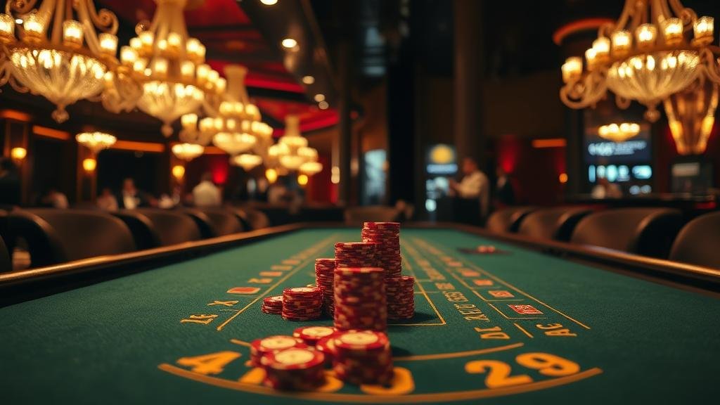 หน้าจอเกมบาคาร่าออนไลน์ แสดงอัตราจ่ายและสถิติ