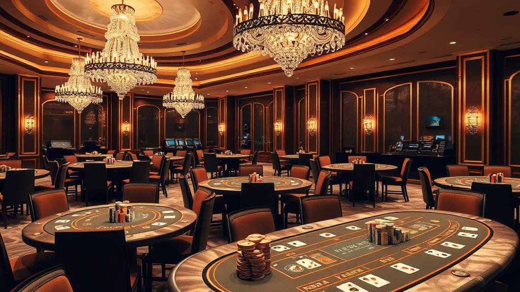 หน้าจอแสดงห้องบาคาร่าจากผู้ให้บริการ EBet และ SA Gaming