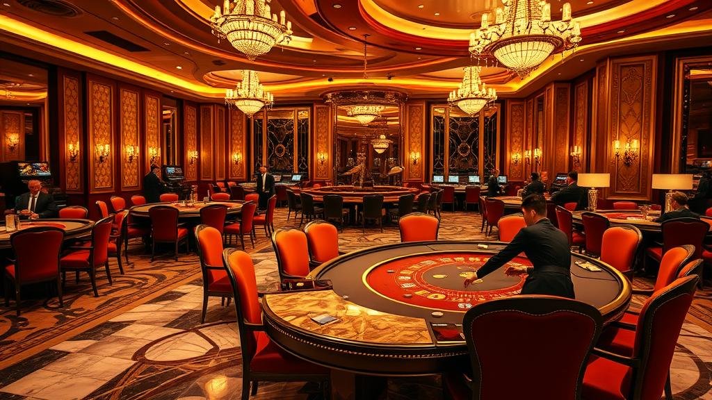 การวางเดิมพันด้วยชิปคาสิโนในเกมบาคาร่า