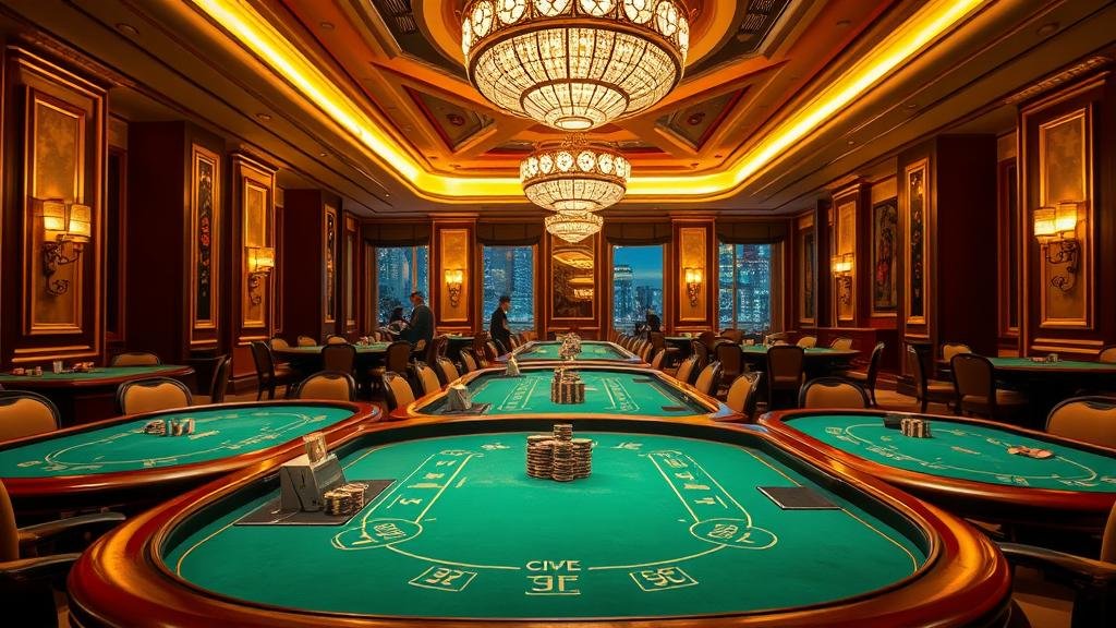 หน้าจอเกมบาคาร่า HD พร้อมสถิติแบบเรียลไทม์