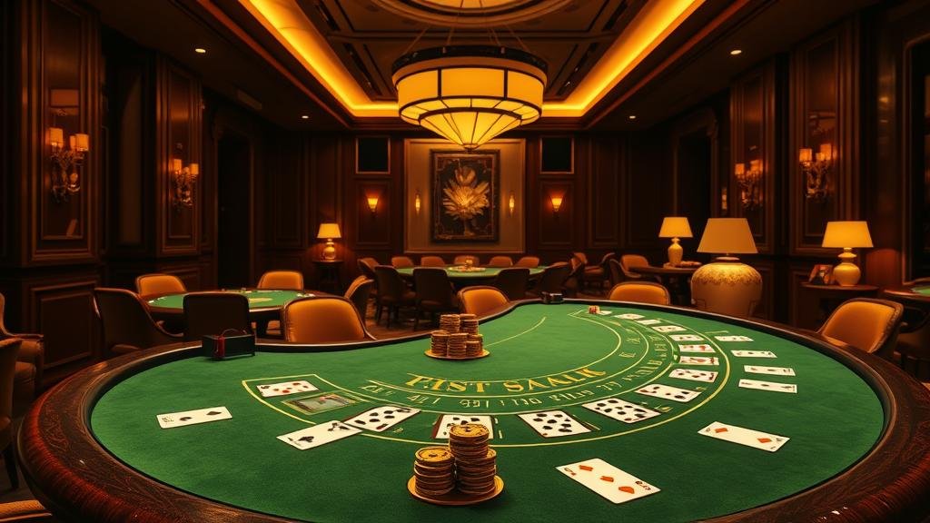 ภาพหน้าจอแสดงผลบาคาร่าสด Ezugi พร้อมตัวเลือกการเดิมพัน