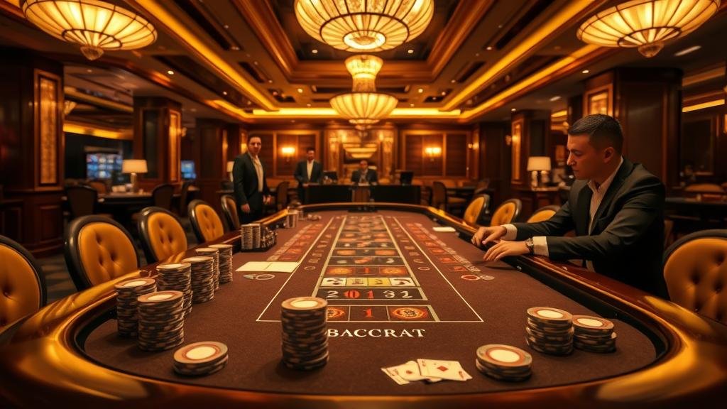 หน้าจอแสดงสถิติบาคาร่าพร้อมกราฟและข้อมูล