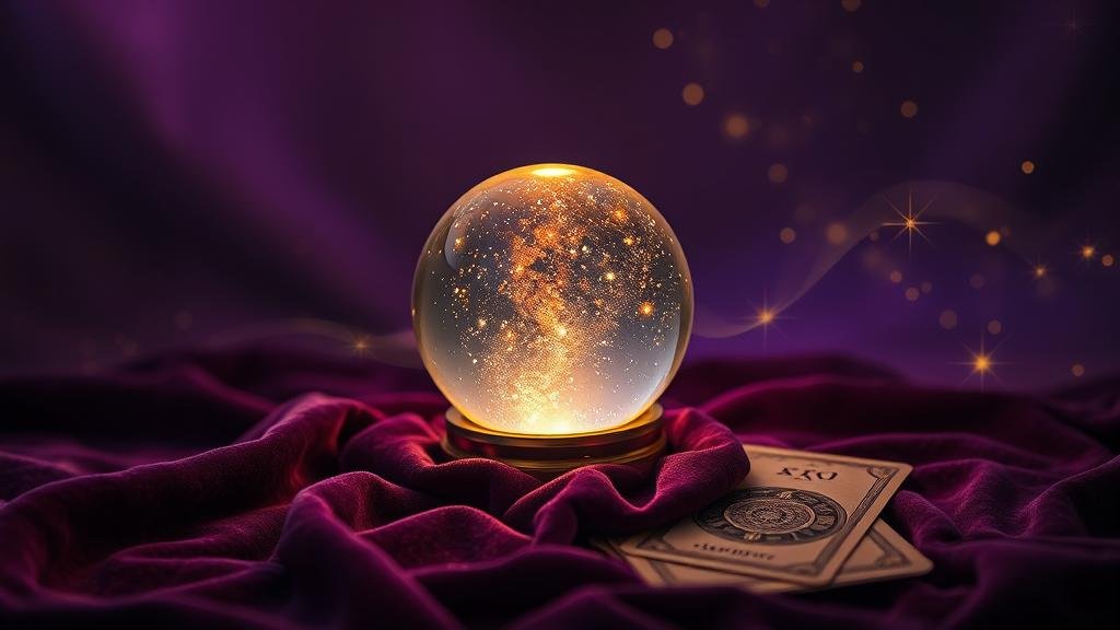 สัญลักษณ์จักรราศีและลูกแก้วพยากรณ์