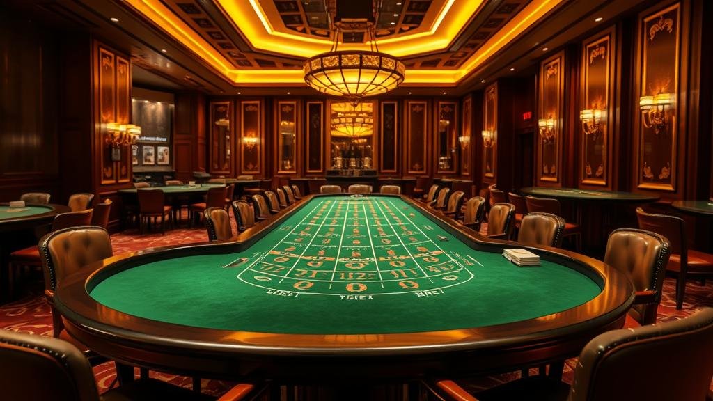 ดีลเลอร์บาคาร่า BG มืออาชีพกำลังแจกไพ่