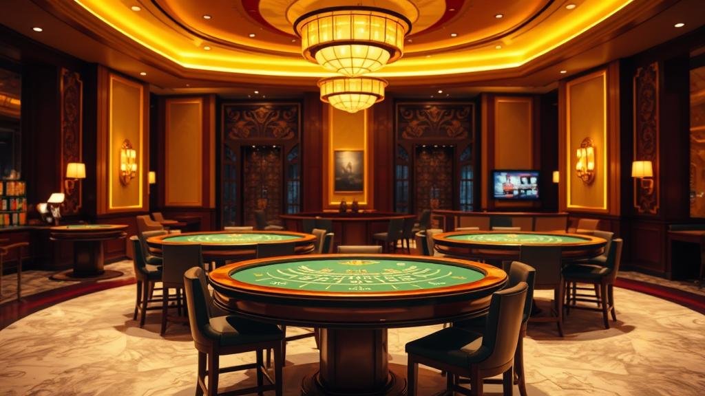 ดีลเลอร์สาวสวยจาก SA Gaming กำลังแจกไพ่บาคาร่า