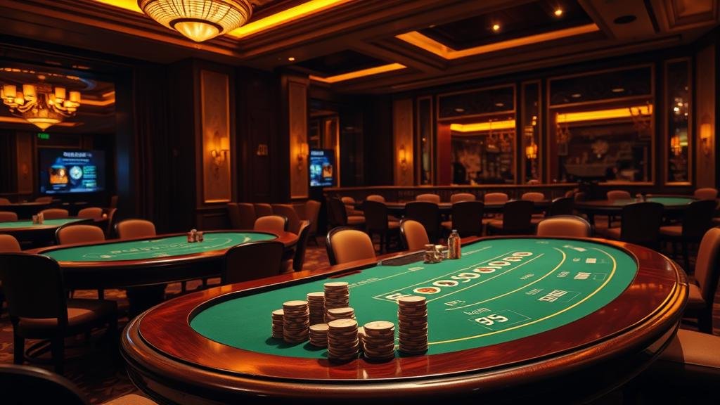 ดีลเลอร์สาวสวยในห้องบาคาร่าสดสุดหรู