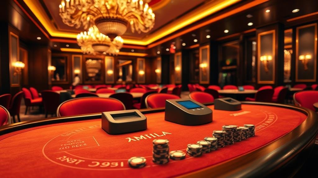 ดีลเลอร์บาคาร่ามืออาชีพกำลังแจกไพ่