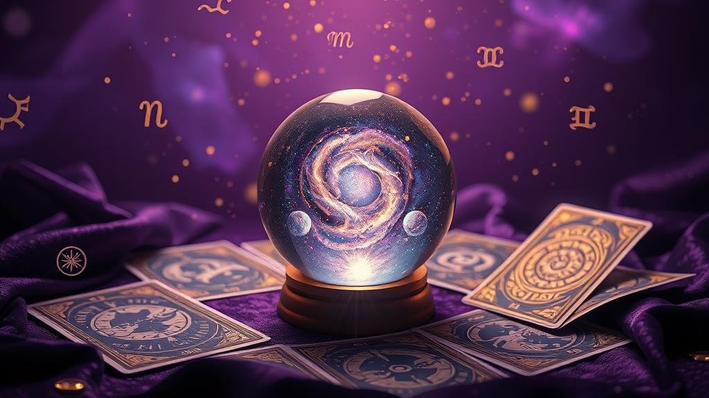 นักโหราศาสตร์ชี้ไปที่แผนผังดวงดาวและตัวเลข