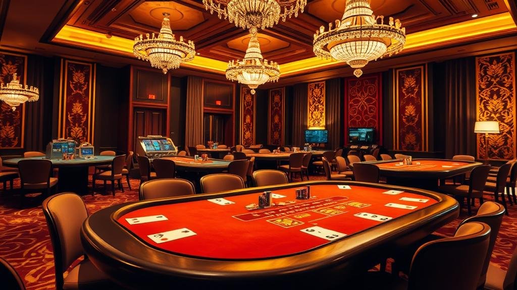 ดีลเลอร์บาคาร่า BG กำลังแจกไพ่