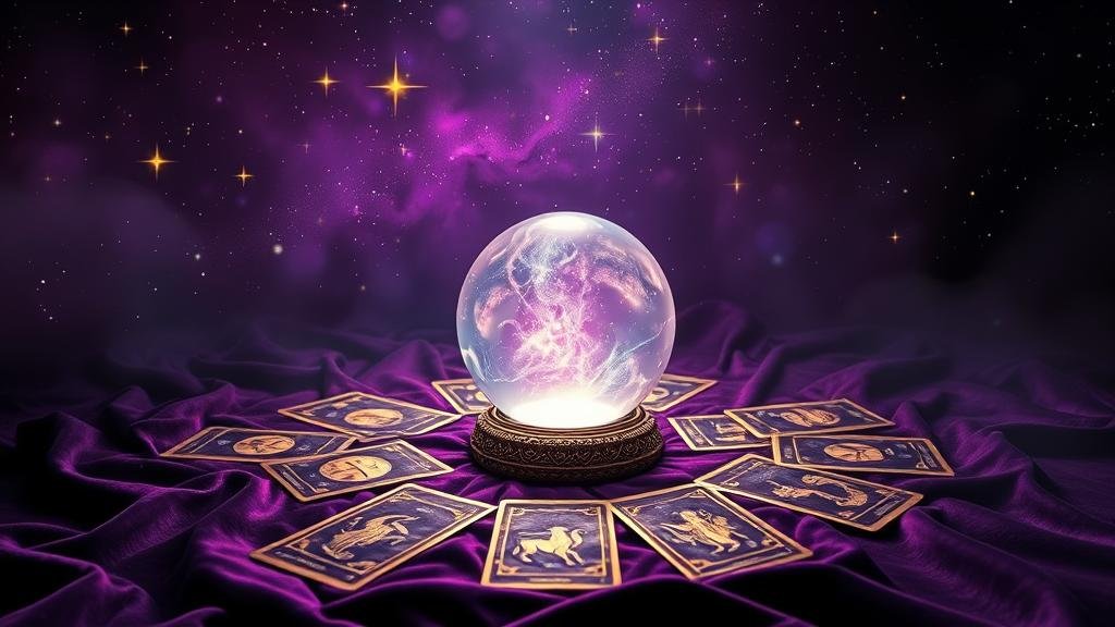 แผนภาพโหราศาสตร์ซับซ้อนพร้อมตัวเลขหวยและกราฟตลาดหุ้น