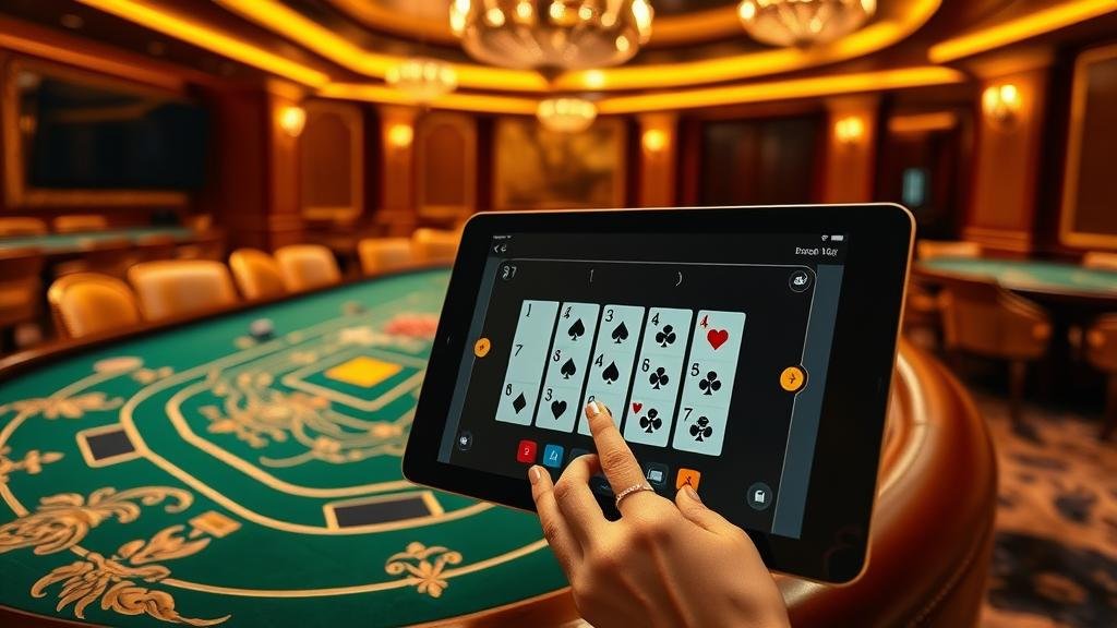 การวิเคราะห์เค้าไพ่บาคาร่าบน iPad ด้วยแผนภาพสถิติ