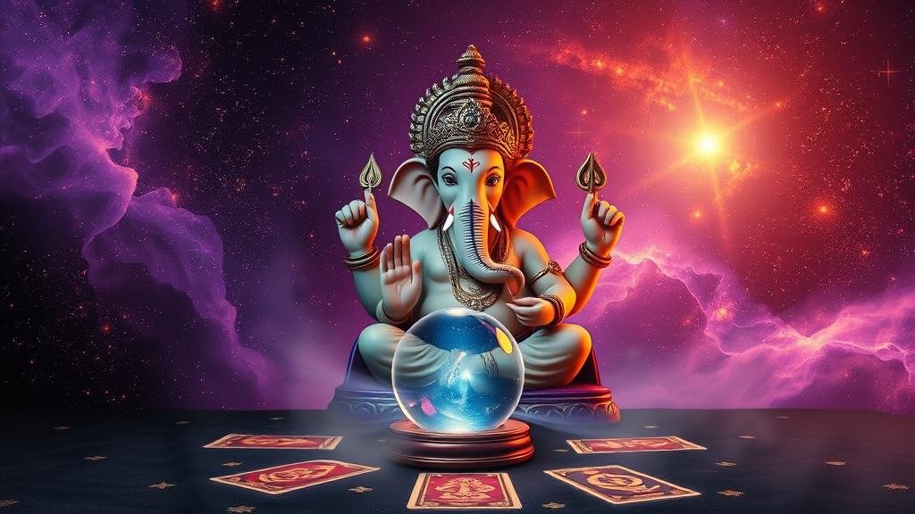 การทำนายหวยด้วยพลังพระพิฆเนศและลูกแก้ว