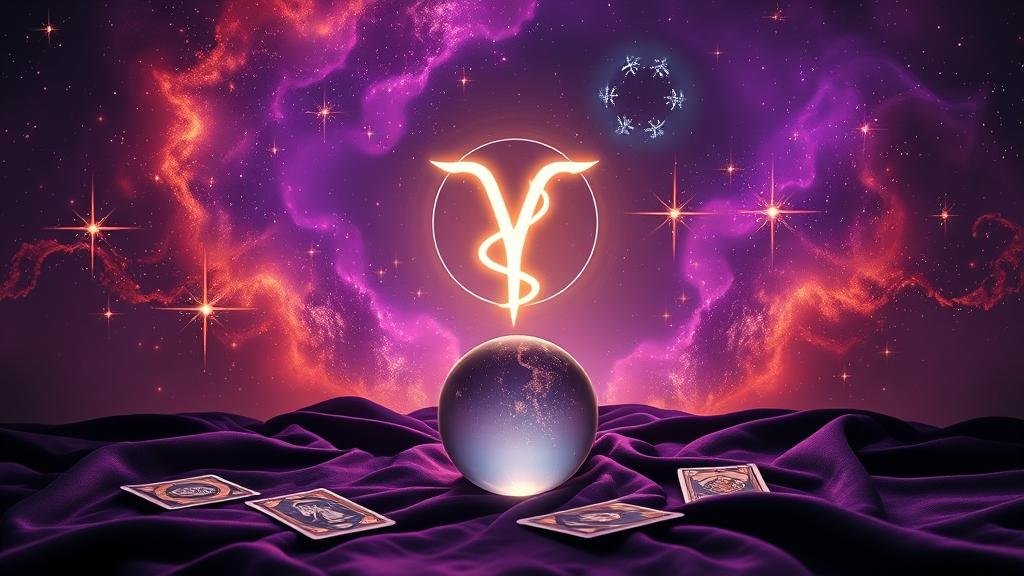 ลูกแก้วคริสตัลสะท้อนภาพจักรวาลและตัวเลข