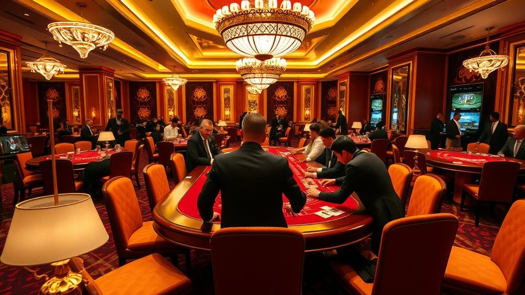 ภาพแสดงกลยุทธ์การบริหารเงินในการเล่นบาคาร่า