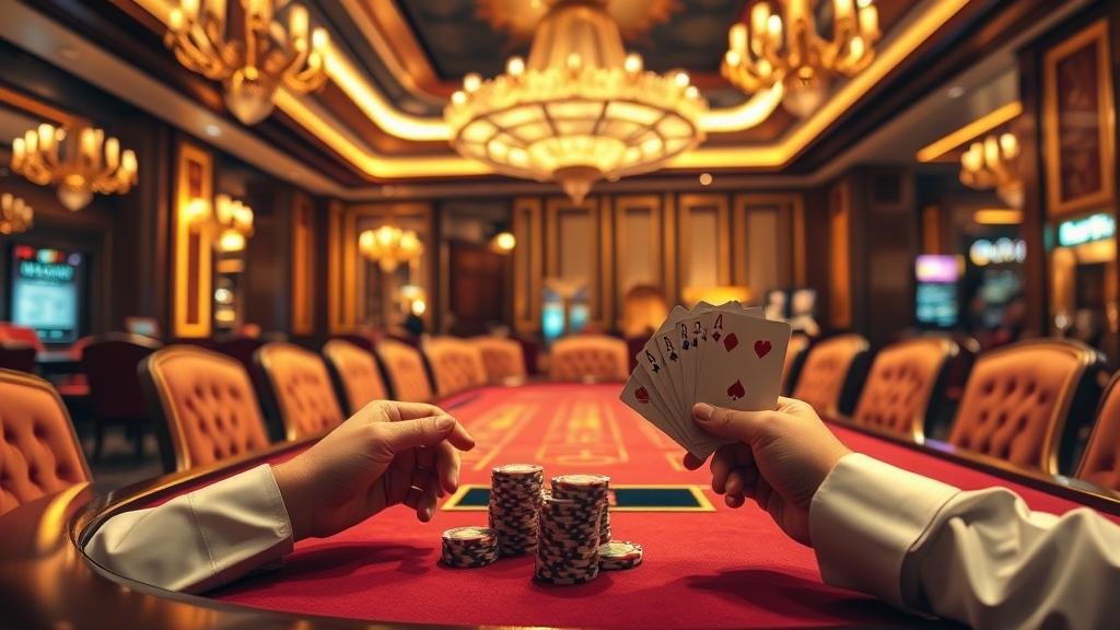 หน้าจอเดสก์ท็อปแสดงการเล่นบาคาร่าสดพร้อมเครื่องมือวิเคราะห์ขั้นสูง