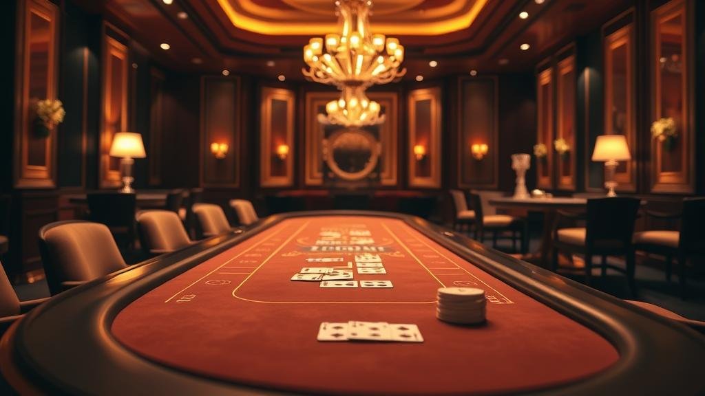 ดีลเลอร์กำลังเปิดไพ่บาคาร่าสด