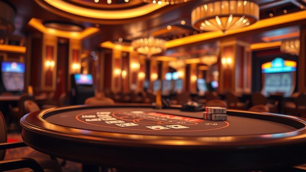 ผังโต๊ะบาคาร่าสำหรับมือใหม่ แสดงตำแหน่งการวางเดิมพัน