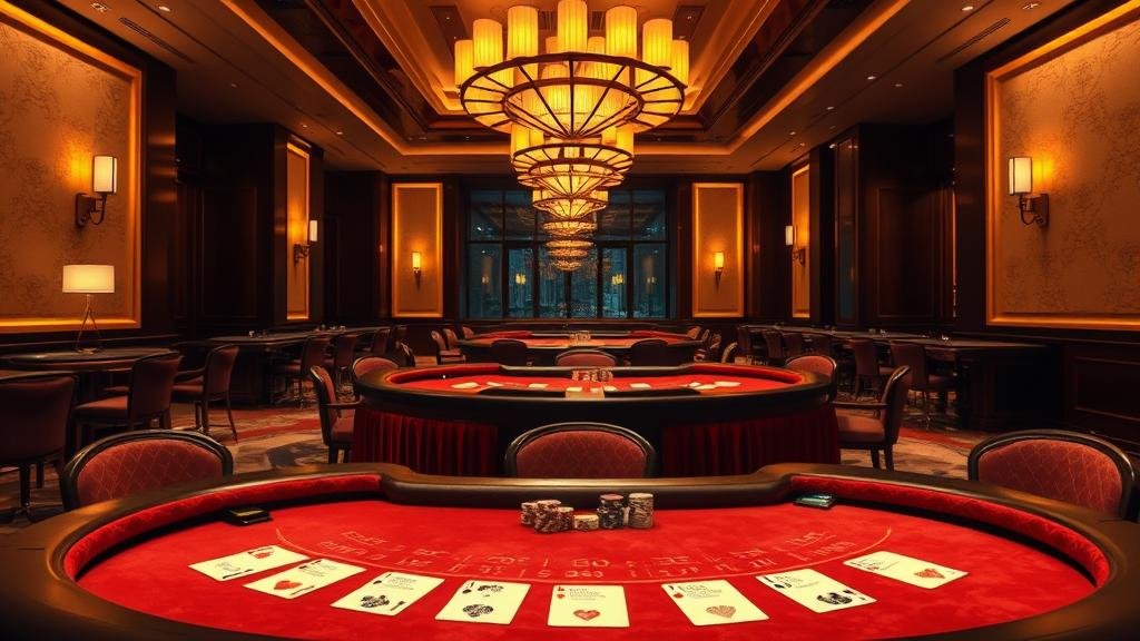 มือวางชิปคาสิโนและกระดาษจดบันทึกการเงิน