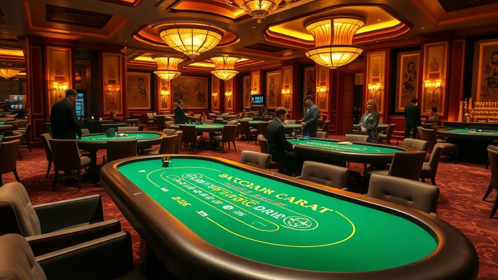 ตารางแสดงเค้าไพ่บาคาร่าแบบต่างๆ เช่น ลูกปัด และถนนใหญ่