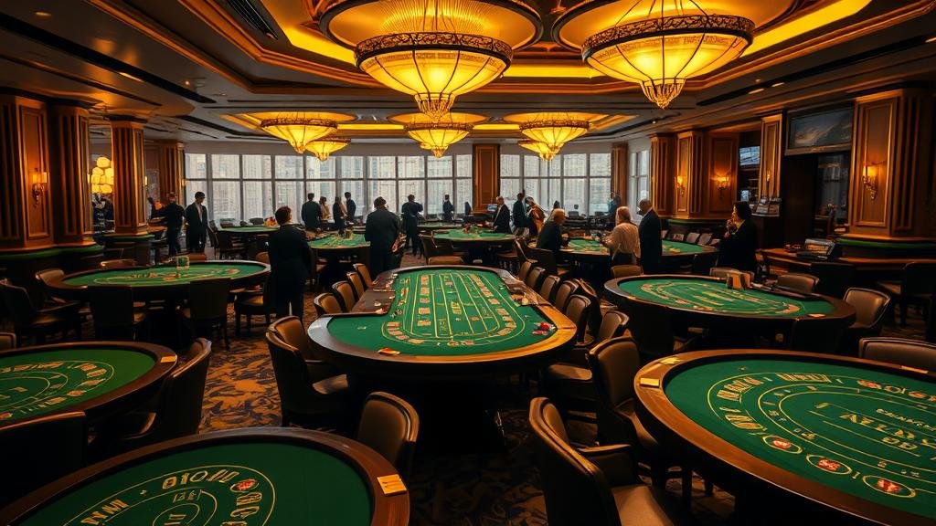 การบีบไพ่บาคาร่าอย่างมีสไตล์ในคาสิโนหรู