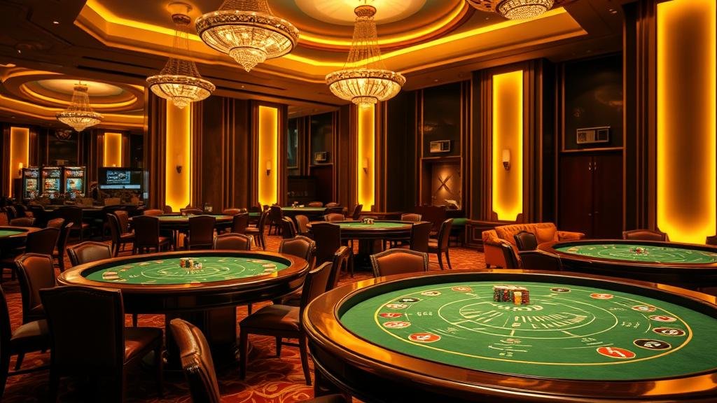 ภาพมือวางชิปบนโต๊ะบาคาร่า สื่อถึงการวางแผนและโอกาสในการชนะ