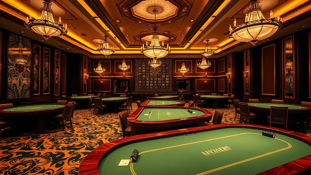 กองชิปคาสิโนพร้อมภาพพื้นหลังบาคาร่า