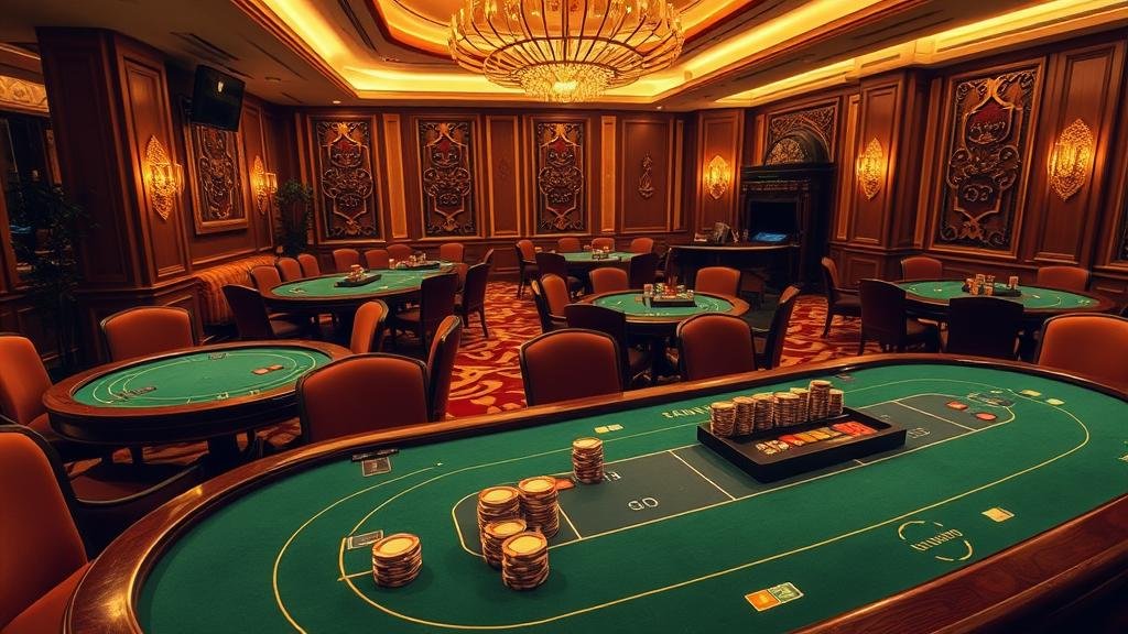 อินเทอร์เฟซเกมบาคาร่าสดพร้อมตัวเลือกเดิมพัน