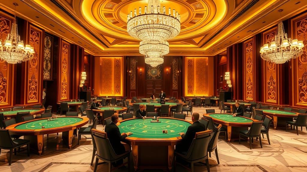 ดีลเลอร์สาวสวยกำลังแจกไพ่บาคาร่าที่ค่าย WM