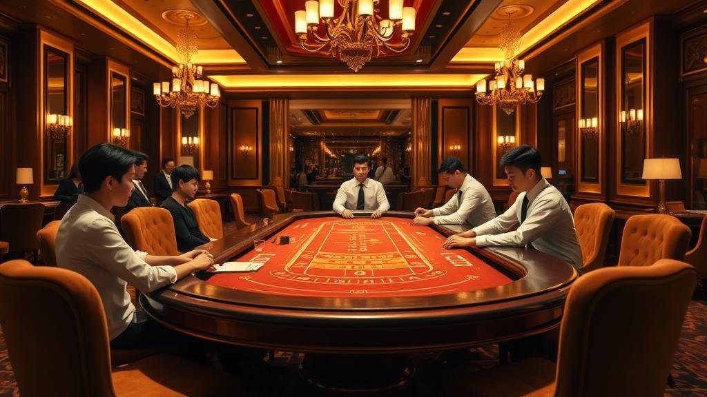 ภาพอินโฟกราฟิกแสดงกลยุทธ์การเดินเงินบาคาร่า