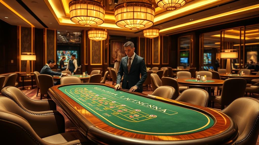 เปรียบเทียบโต๊ะบาคาร่า วัววัว มาตรฐานและโต๊ะ VIP