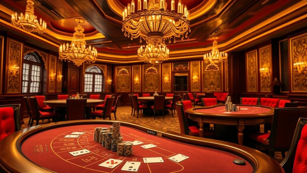 หน้าจอแสดงอัตราจ่ายบาคาร่าและสถิติ